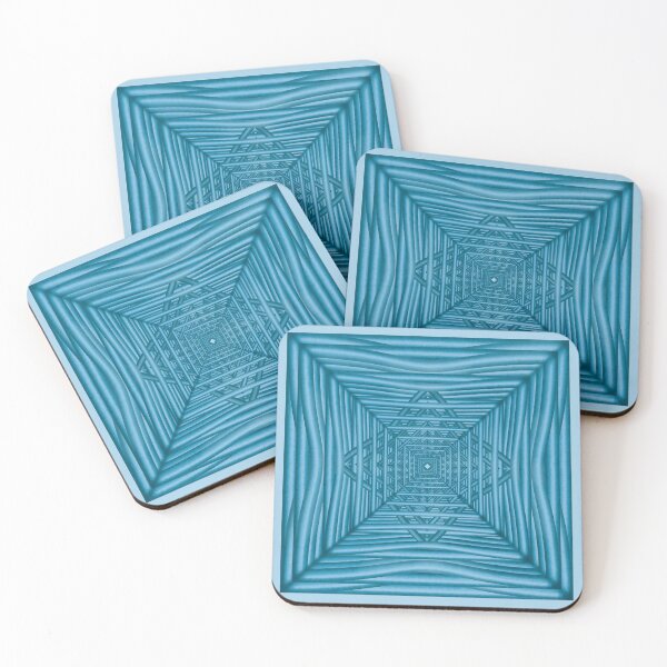 Item preview, Blue curved tunnel image with frames designed and sold by Cherevan.