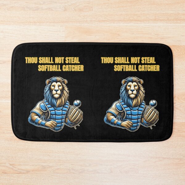 Item preview, Thou Shall Not Steal Softball Catcher designed and sold by TrendsLook.