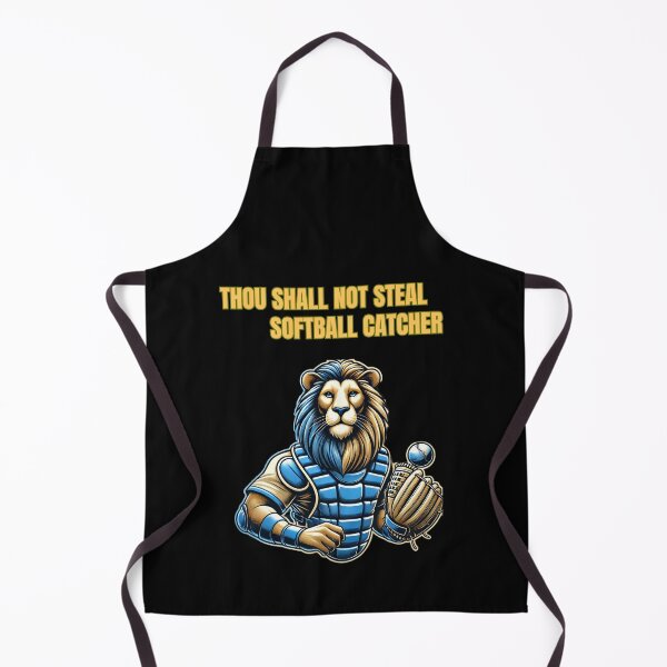 Item preview, Thou Shall Not Steal Softball Catcher designed and sold by TrendsLook.