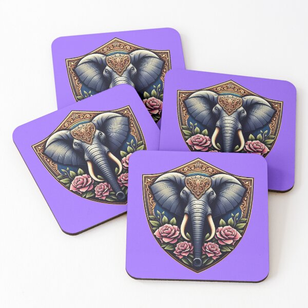 Item preview, BEAUTIFUL HINDU ELEPHANT HEAD SHIELD (#9966FF) designed and sold by Marlon Oseguera.