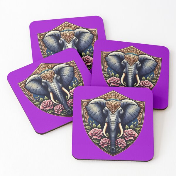 Item preview, BEAUTIFUL HINDU ELEPHANT HEAD SHIELD (#9900CC) designed and sold by Marlon Oseguera.