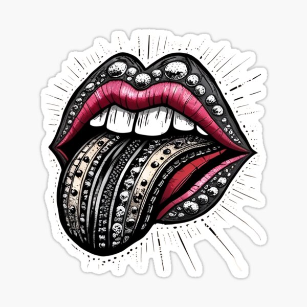 Item preview, Rock lips designed and sold by whatthefoxsays.