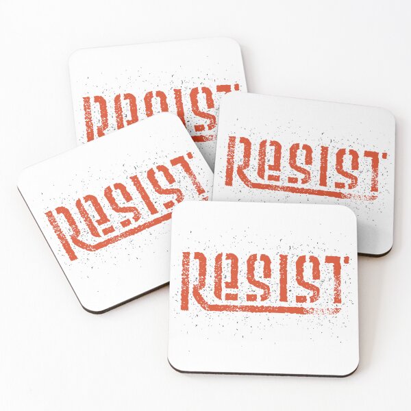Item preview, RESIST Bold Grunge Typography | Minimalist Protest Streetwear designed and sold by lxmag.