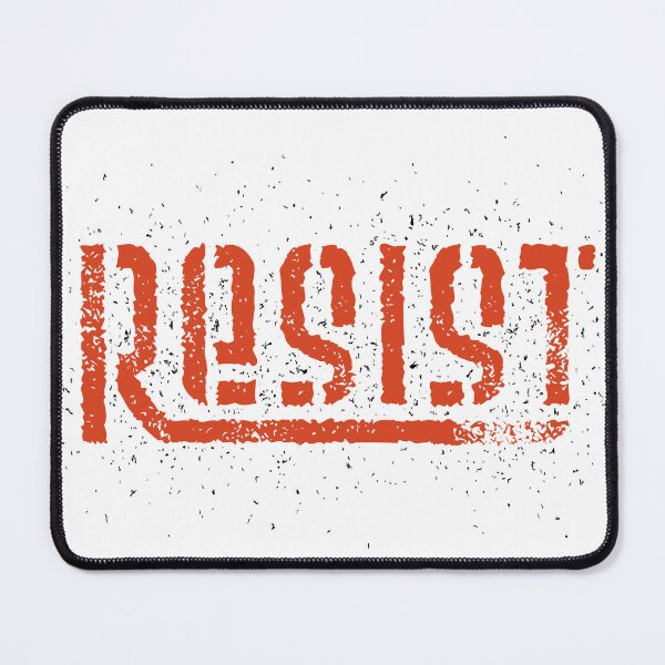 Item preview, RESIST Bold Grunge Typography | Minimalist Protest Streetwear designed and sold by lxmag.