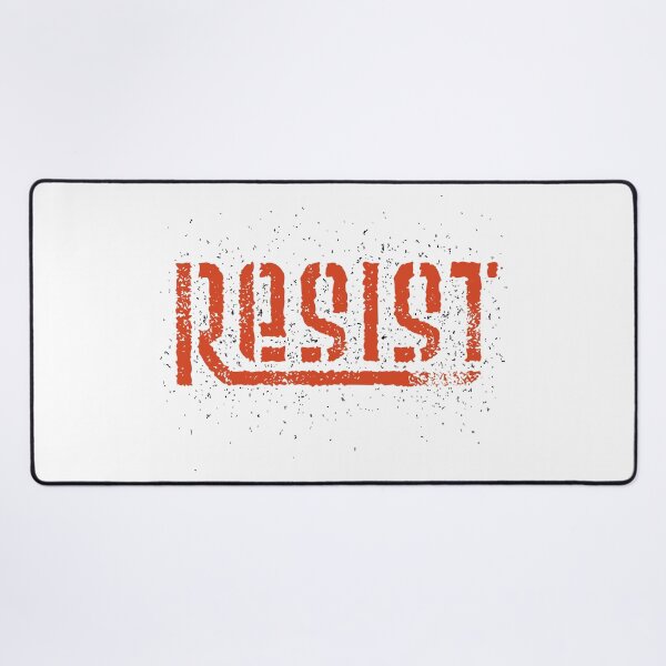 Item preview, RESIST Bold Grunge Typography | Minimalist Protest Streetwear designed and sold by lxmag.