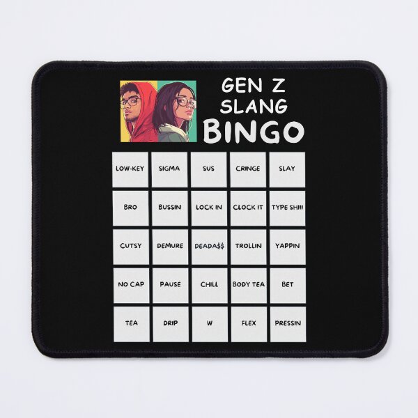 Item preview, Generation Z Slang Bingo Card  designed and sold by MojaveTradePost.