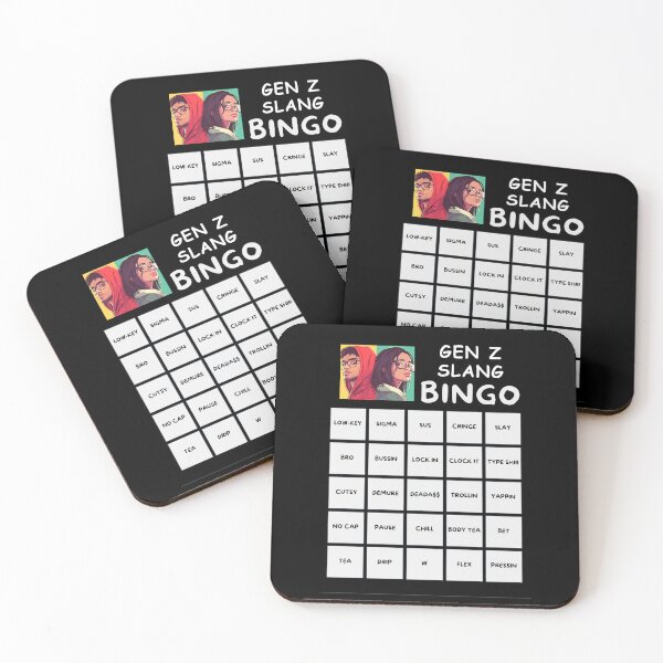 Item preview, Generation Z Slang Bingo Card  designed and sold by MojaveTradePost.
