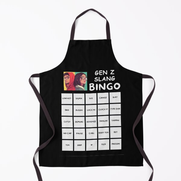 Item preview, Generation Z Slang Bingo Card designed and sold by MojaveTradePost.