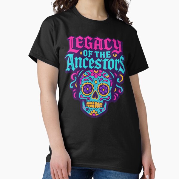 Vista previa del artículo con la obra «Legado vibrante de calaveras de azúcar ancestrales», diseñado y vendido por Clear vision.