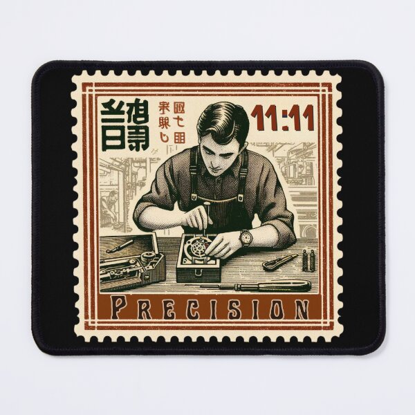 Item preview, Vintage Watchmaker Art Stamp – Retro Precision Engineering Design designed and sold by No1RetroStamps.