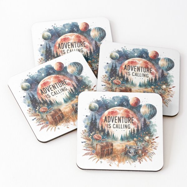 Item preview, Adventure Is Calling - Cosmic Safari Art designed and sold by QuirkySpark.