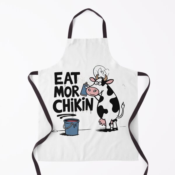Item preview, Eat more chicken, chicken, cow, steak, funnyfits70, Humor, Funny, retro, vintages, funny quotes, animal humor, designed and sold by FunnyFits70.