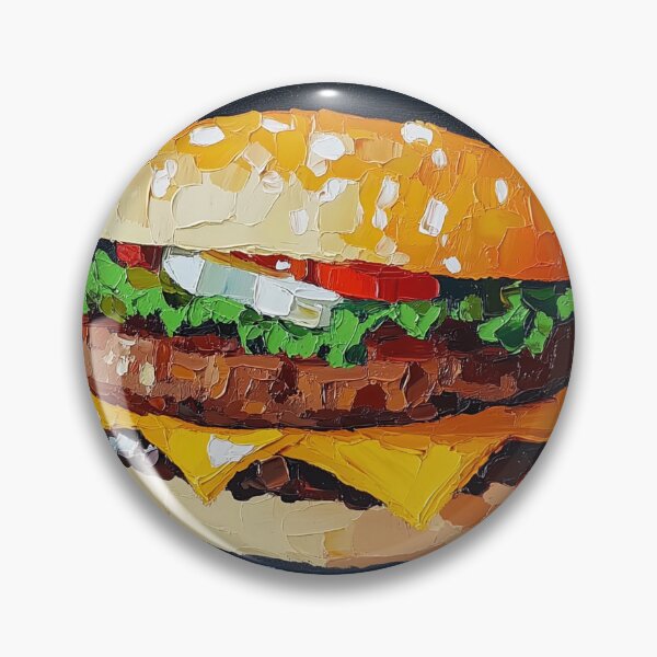 Artikelvorschau, Hamburger | Postimpressionistischer Malstil entworfen und verkauft von ComicsFactory.