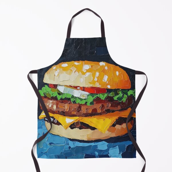 Item preview, Hamburger | Post-impressionist painting style designed and sold by ComicsFactory.