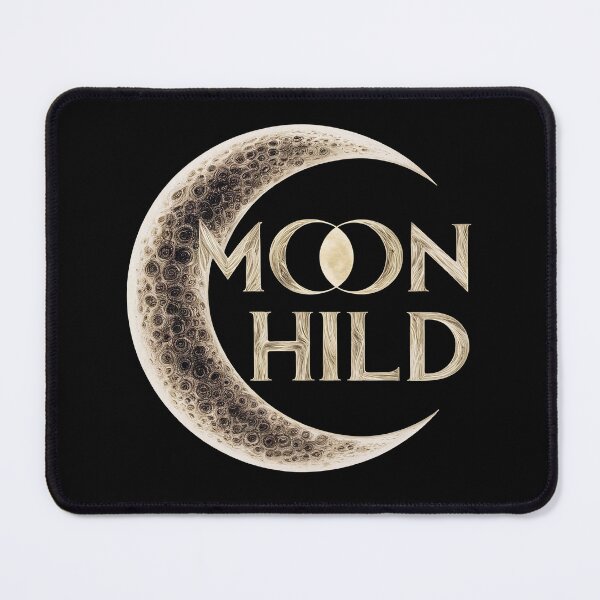 Item preview, Moonchild – Silver Crescent Harmony designed and sold by QuirkySpark.