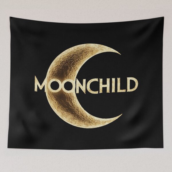 Item preview, Moonchild – Glowing Golden Crescent designed and sold by QuirkySpark.