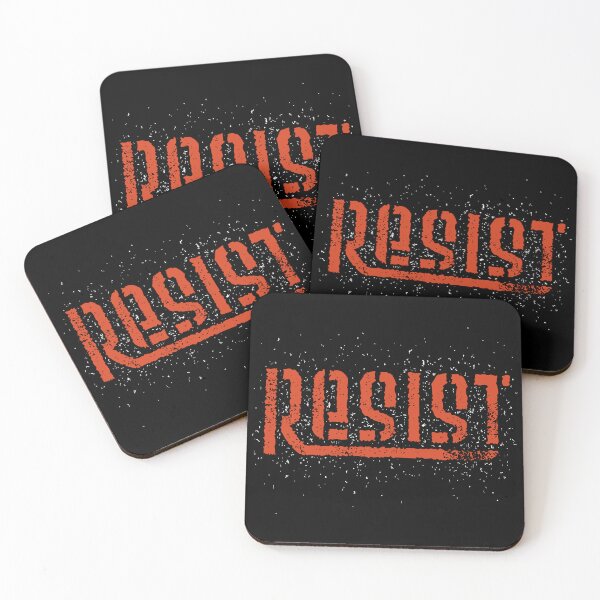 Item preview, RESIST Soft Grunge Aesthetic | Vintage Typography Statement designed and sold by lxmag.