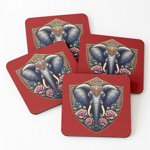 Item preview, BEAUTIFUL HINDU ELEPHANT HEAD SHIELD (#990000) designed and sold by Marlon Oseguera.