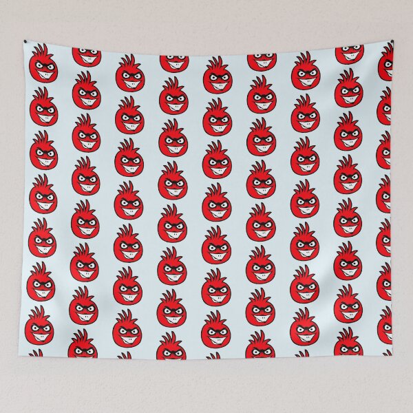 Item preview, Parrot bird stares evil dangerous aggresive rage designed and sold by shirt-o-mat.