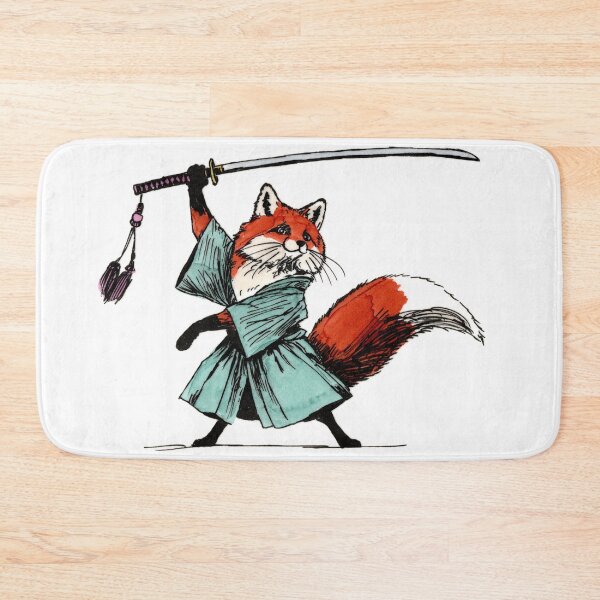 Item preview, Fox and Katana 1 designed and sold by Scribbles & Doodles by Jinx.