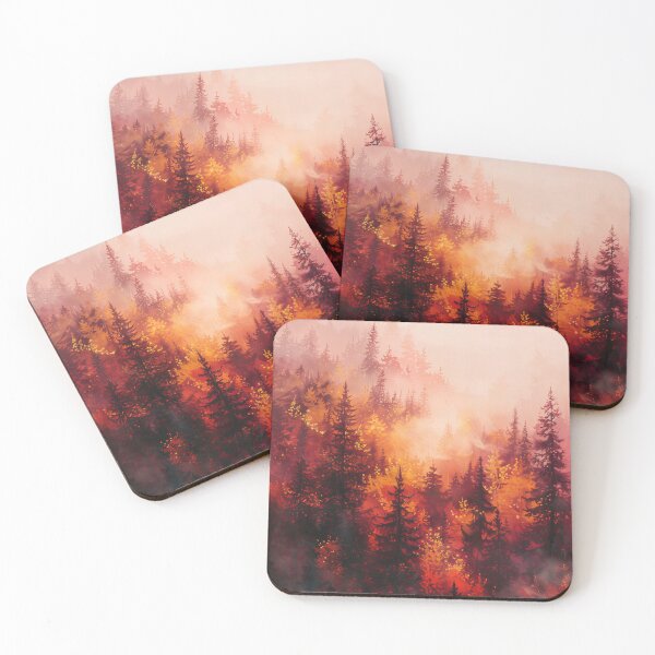 Item preview, 457 Dramatic Fog In The Forest designed and sold by nikoart001.