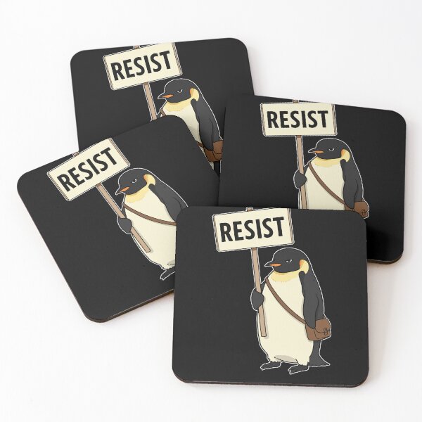 Item preview, Resist Penguin Activism no tariffs designed and sold by varioarts.