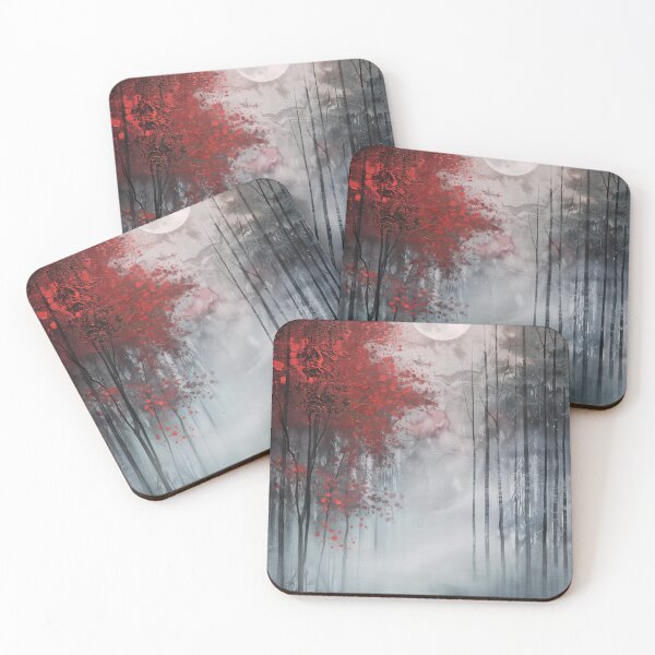 Item preview, 458 Dramatic Fog In The Forest designed and sold by nikoart001.