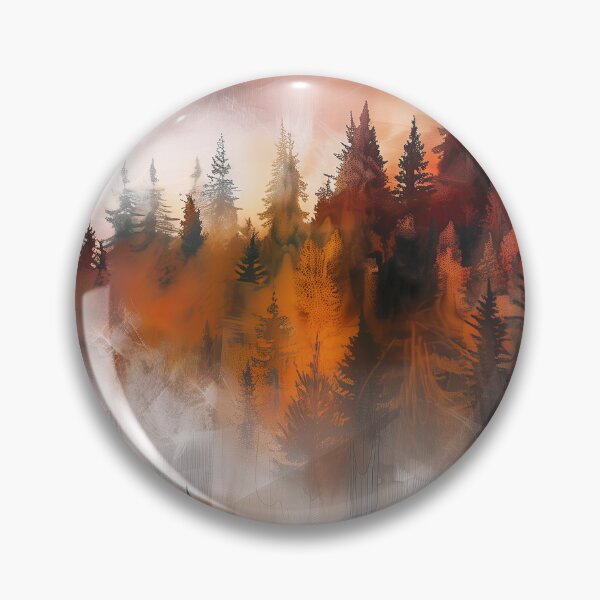 Item preview, 463 Dramatic Fog In The Forest designed and sold by nikoart001.
