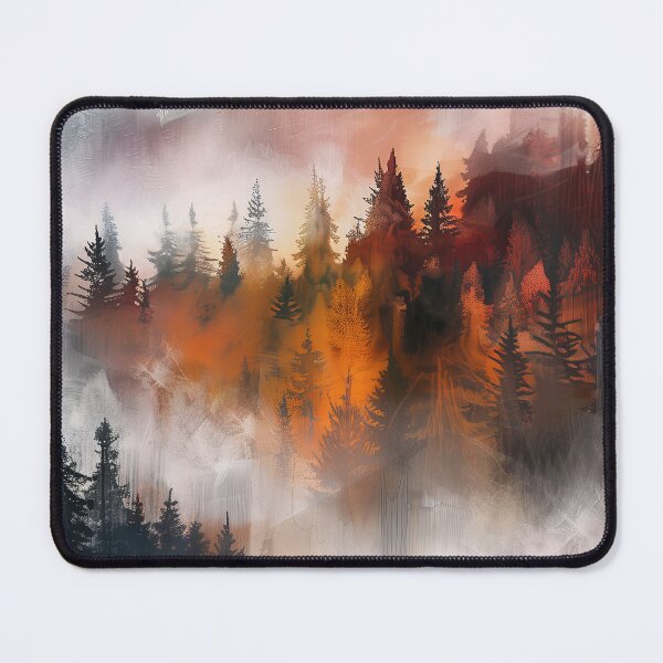 Item preview, 463 Dramatic Fog In The Forest designed and sold by nikoart001.