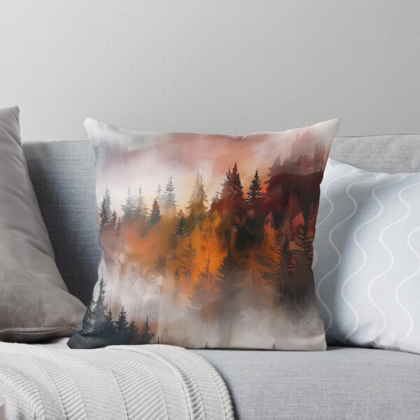 Item preview, 463 Dramatic Fog In The Forest designed and sold by nikoart001.