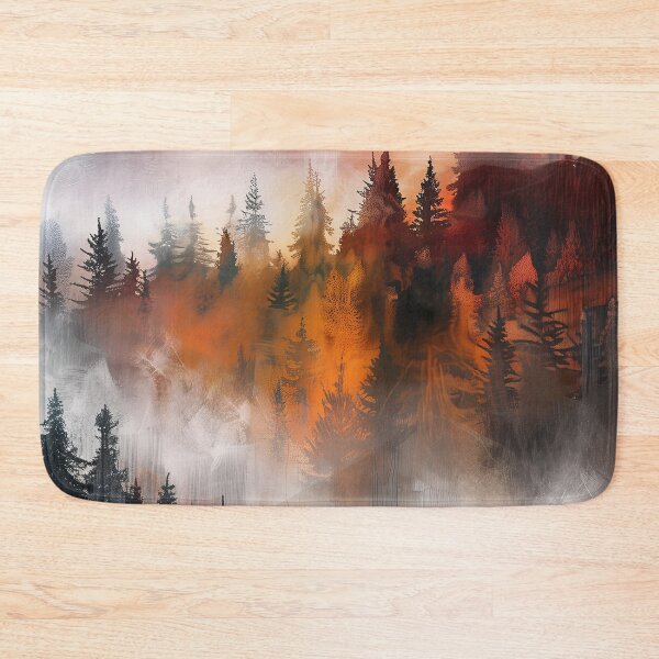 Item preview, 463 Dramatic Fog In The Forest designed and sold by nikoart001.