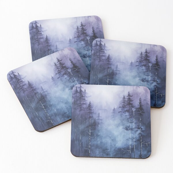 Item preview, 466 Dramatic Fog In The Forest designed and sold by nikoart001.