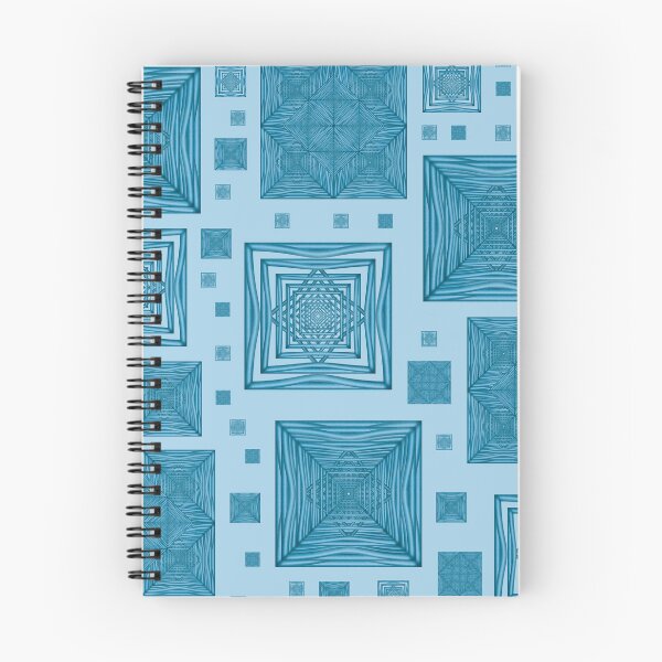 Item preview, Pattern from abstract geometric images of blue color designed and sold by Cherevan.