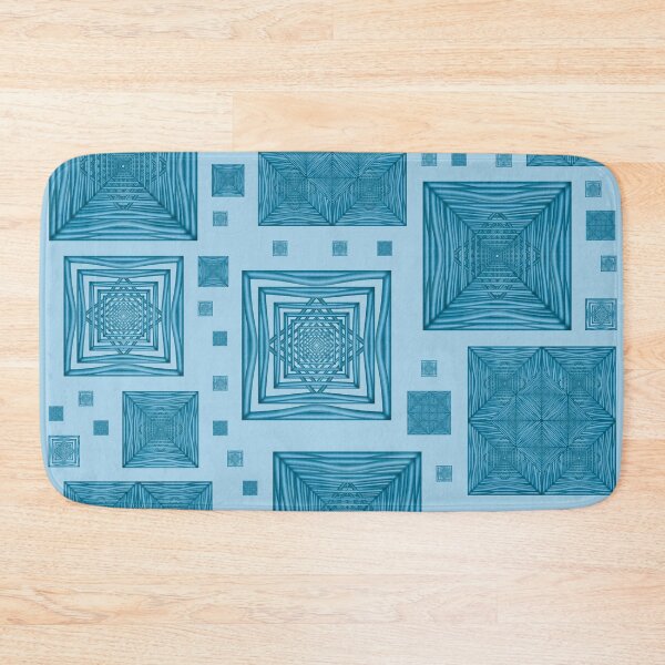 Item preview, Pattern from abstract geometric images of blue color designed and sold by Cherevan.