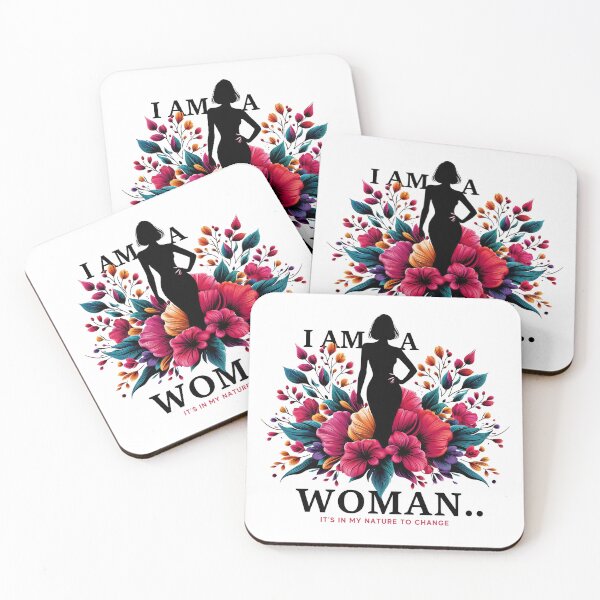 Item preview, I Am A Woman - Floral Femininity designed and sold by QuirkySpark.