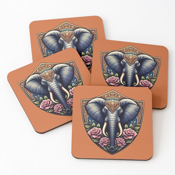 Item preview, BEAUTIFUL HINDU ELEPHANT HEAD SHIELD (#CC6633) designed and sold by Marlon Oseguera.