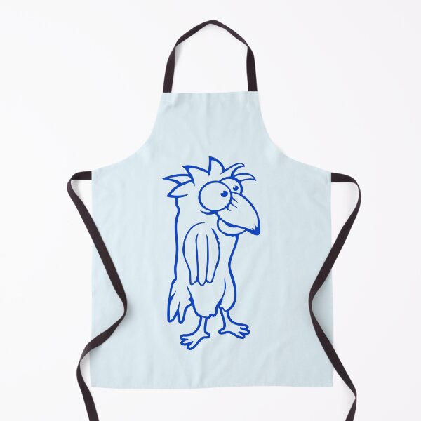 Item preview, Parrot bird looks funny stupid scared confused fun designed and sold by shirt-o-mat.