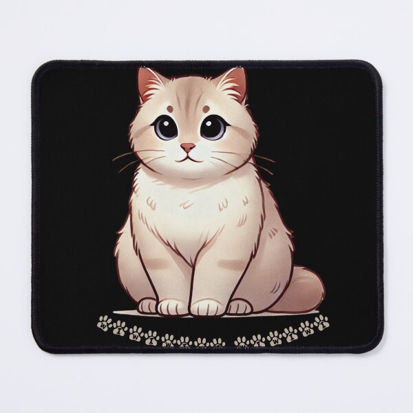 Item preview, Gentle Wiwiwi Cat Illustration for Minimalist Animal Lovers designed and sold by BogskyShop.