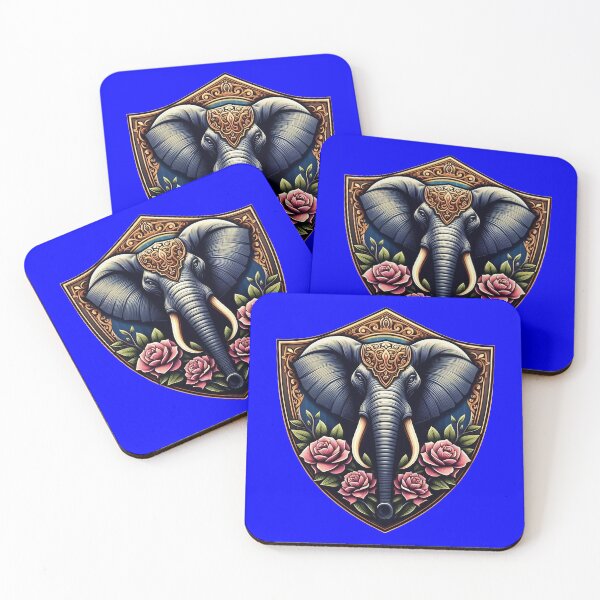 Item preview, BEAUTIFUL HINDU ELEPHANT HEAD SHIELD (#0000FF) designed and sold by Marlon Oseguera.