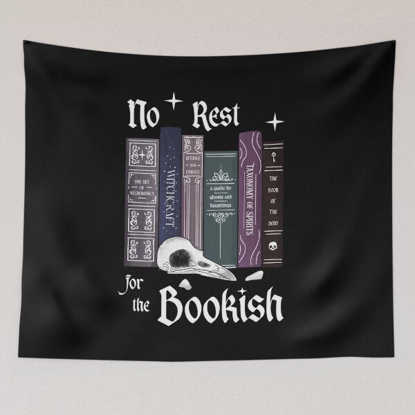 Item preview, No Rest For The Bookish designed and sold by witchlingart.