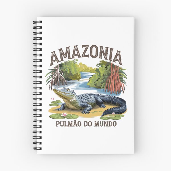 Item preview, Amazonia – Brazil Nature Design with Alligator & “PULMÃO DO MUNDO” Message designed and sold by paulo silveira.