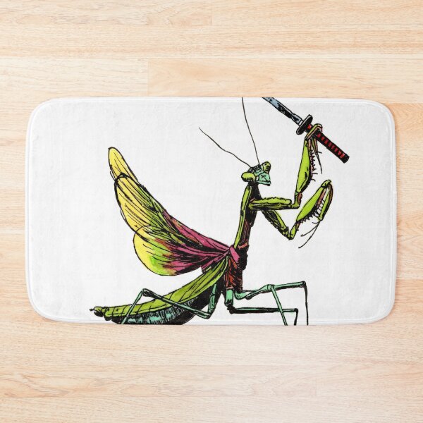Aperçu de l'œuvre Samouraï Mantis créée et vendue par Scribbles & Doodles by Jinx.