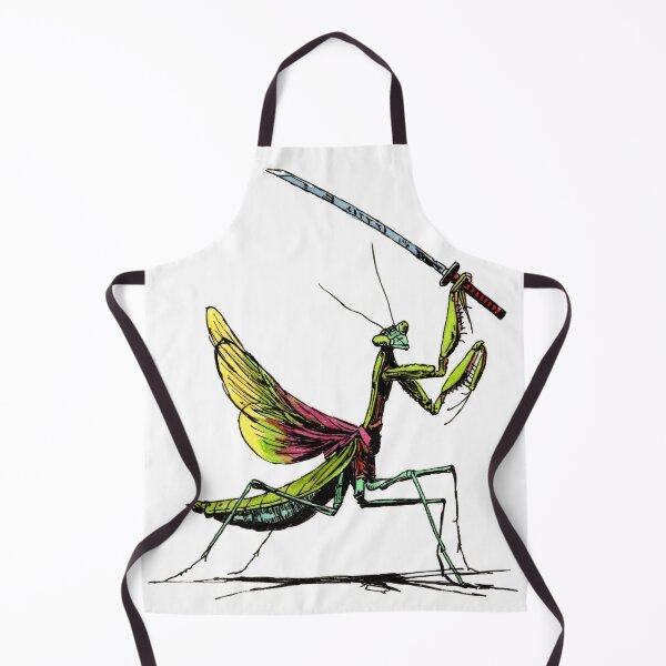 Aperçu de l'œuvre Samouraï Mantis créée et vendue par Scribbles & Doodles by Jinx.