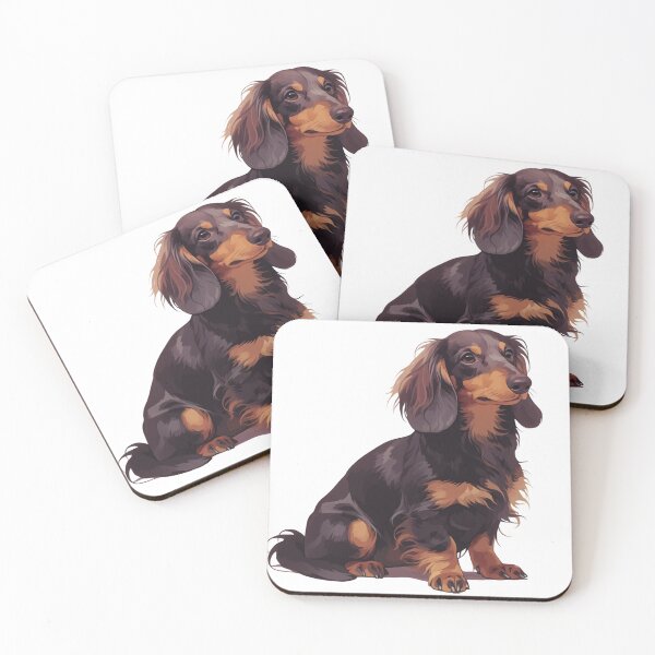 Item preview, Long-Haired Dachshund designed and sold by SMARTKIT  DESIGNAGENCY.