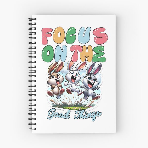 Item preview, Funny Easter Bunny - Focus On The Good Things designed and sold by Joyful-Park.