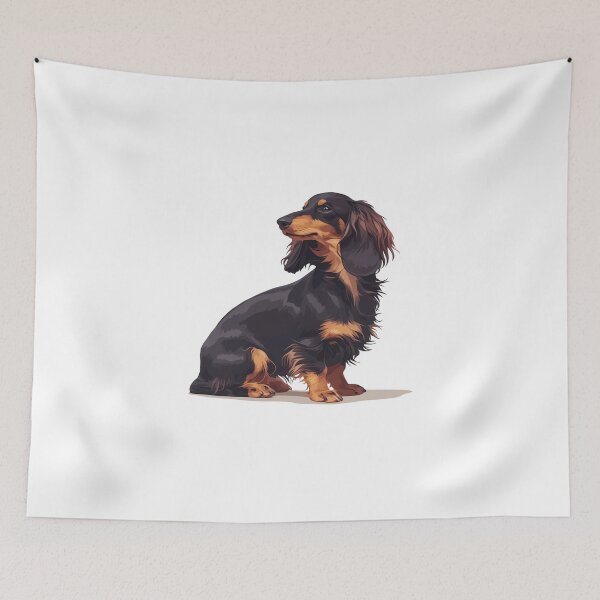Item preview, Long-Haired Dachshund designed and sold by SMARTKIT  DESIGNAGENCY.