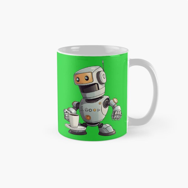 Item preview,  Futuristic Robot Coffee Lover tshirt designed and sold by beyond-canvas.