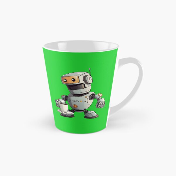 Item preview,  Futuristic Robot Coffee Lover tshirt designed and sold by beyond-canvas.