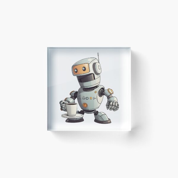 Item preview,  Futuristic Robot Coffee Lover tshirt designed and sold by beyond-canvas.