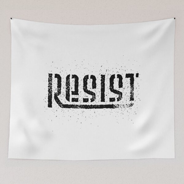 Item preview, RESIST Fragmented Typography | Exploding Bold Protest Wordmark designed and sold by lxmag.